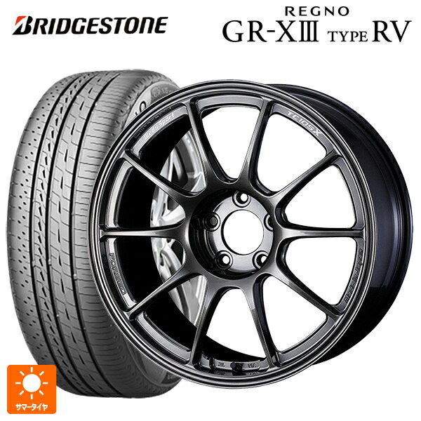 トヨタ アルファード(30系)用 235/50R18 101V XL ブリヂストン レグノ GR-X3 タイプ RV 正規品 # ウェッズ ウェッズスポーツ TC105X フォージド EJ-TITAN 新品サマータイヤホイール 4本セット|タイヤホイール専門店コニシタイヤ