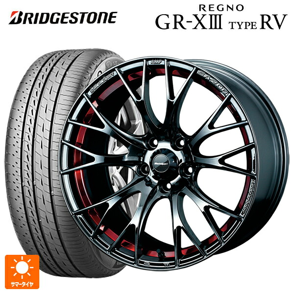 トヨタ ヤリスクロス(10系)用 215/50R18 92V ブリヂストン レグノ GR-X3 タイプ RV 正規品 ウェッズ ウェッズスポーツ SA20R RLC 新品サマータイヤホイール 4本セット