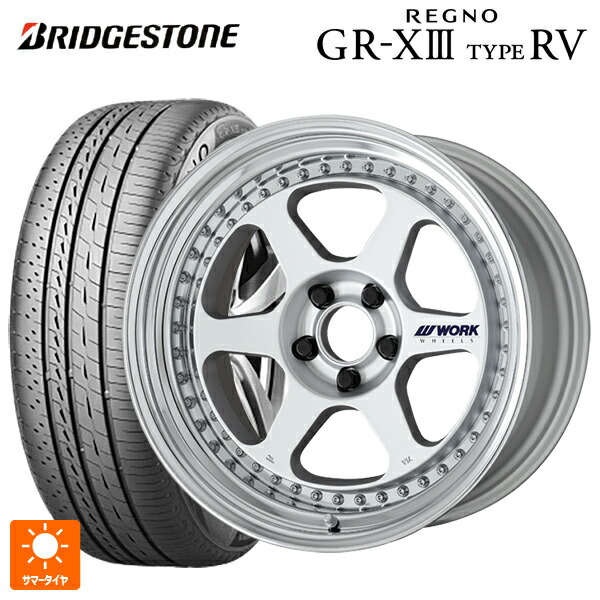 スバル フォレスター(SL系)用 235/50R19 103V XL ブリヂストン レグノ GR-X3 タイプ RV 正規品 ワーク マイスター L1 3ピース MSL 新品サマータイヤホイール 4本セット