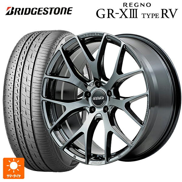 ミツビシ デリカD5(3DA系)用 245/40R20 99W XL ブリヂストン レグノ GR-X3 タイプ RV 正規品 # レイズ ホムラ 2X7FT # YNJ 新品サマータイヤホイール 4本セット|タイヤホイール専門店コニシタイヤ