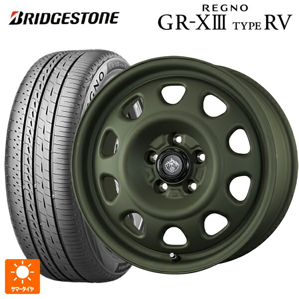 215/60R16 95H ブリヂストン レグノ GR-X3 タイプ RV 正規品 # トピー ランドフット SWZ OD 16-7J 国産車用 サマータイヤホイール4本セット