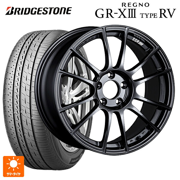 225/55R19 103V XL ブリヂストン レグノ GR-X3 タイプ RV 正規品 # タナベ SSR GT X04 ダークガンメタ 19-8.5J 国産車用 サマータイヤホイール4本セット｜タイヤホイール専門店コニシタイヤ