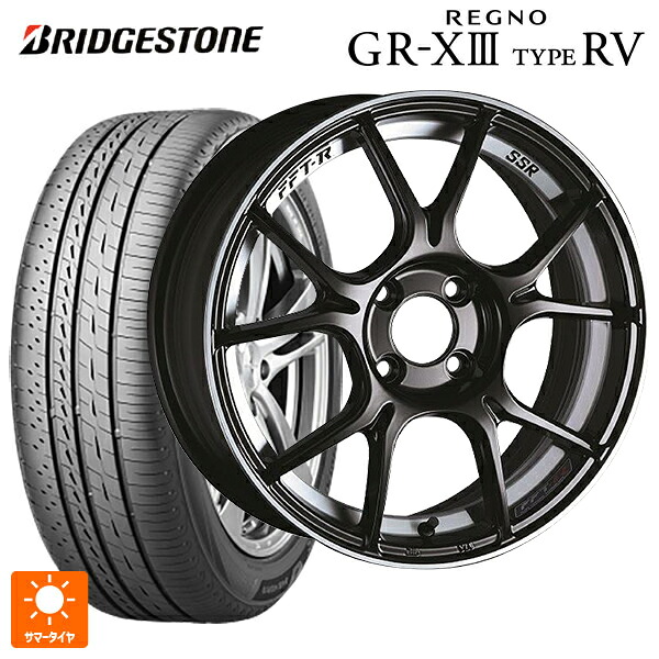 235/55R18 104V XL ブリヂストン レグノ GR-X3 タイプ RV 正規品 # タナベ SSR GT X02 グロスブラック 18-8.5J 国産車用 サマータイヤホイール4本セット 158,205円
