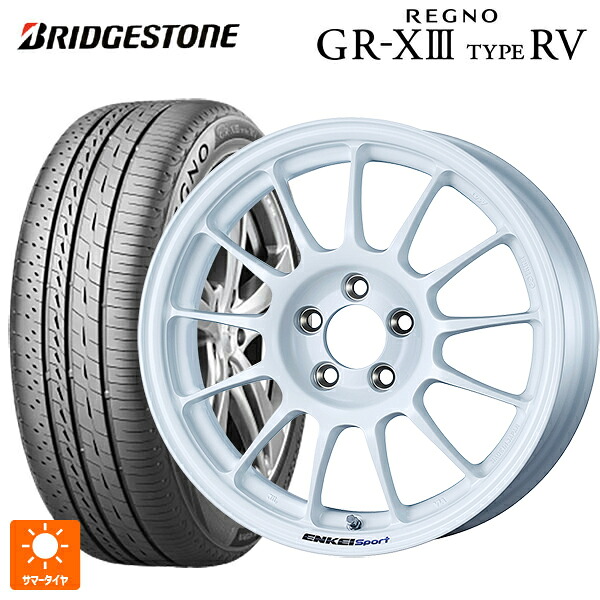 205/55R16 91V ブリヂストン レグノ GR-X3 タイプ RV 正規品 # エンケイ エンケイスポーツ RC-T5 White 16-6.5J 国産車用 サマータイヤホイール4本セット｜タイヤホイール専門店コニシタイヤ 121,305円