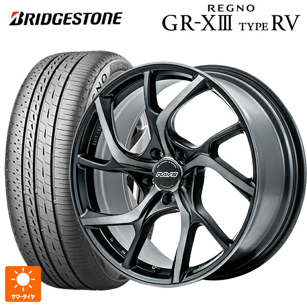225/55R19 103V XL ブリヂストン レグノ GR-X3 タイプ RV 正規品 # レイズ VMF C-01 PH 19-8J 国産車用 サマータイヤホイール4本セット