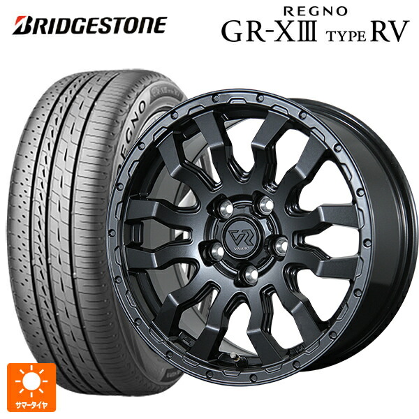 215/65R16 98H ブリヂストン レグノ GR-X3 タイプ RV 正規品 # トピー ヴァブロ RR-01 # GM 16-7J 国産車用 サマータイヤホイール4本セット