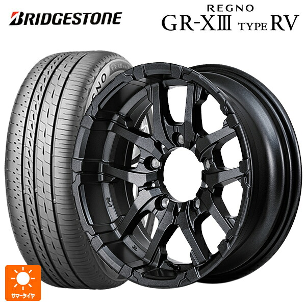 215/65R16 98H ブリヂストン レグノ GR-X3 タイプ RV 正規品 # エムアイディー ナイトロパワー M26 クロスファング バレルブラック/ドリルド 16-6J 国産車用 サマータイヤホイール4本セット|タイヤホイール専門店コニシタイヤ