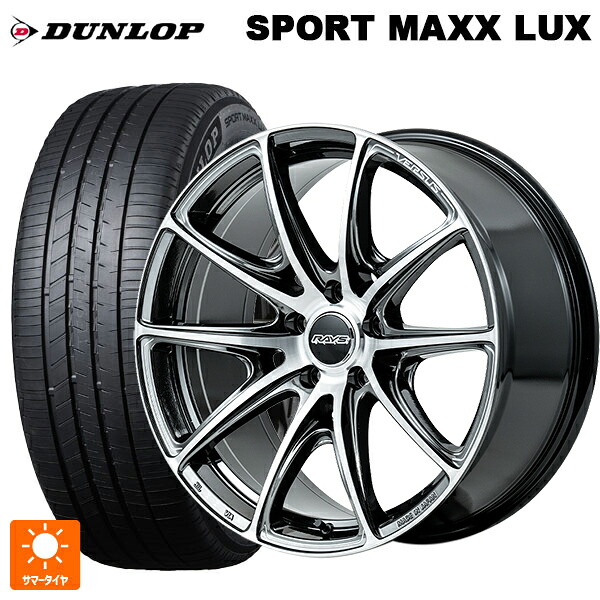 トヨタ プリウス(60系)用 195/50R19 88H ダンロップ スポーツ マックス ラックス レイズ ベルサス VV25R YAJ 新品サマータイヤホイール 4本セット