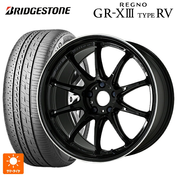 トヨタ アルファード(30系)用 245/40R19 98W XL ブリヂストン レグノ GR-X3 タイプ RV 正規品 # ワーク エモーション ZR10 BLKLC 新品サマータイヤホイール 4本セット