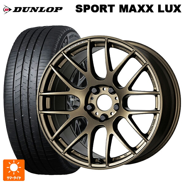 トヨタ bZ4X(11/15系)用 235/60R18 103V ダンロップ スポーツ マックス ラックス ワーク エモーション M8R AHG 新品サマータイヤホイール 4本セット