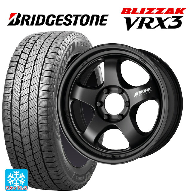 265/65R18 114Q ブリヂストン ブリザック VRX3 正規品 # ワーク マイスター エスワン SUV # MBL 18-8J 国産車用 スタッドレスタイヤホイール4本セット｜タイヤホイール専門店コニシタイヤ