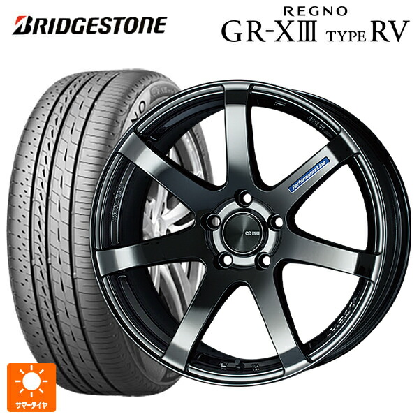 225/60R18 100H ブリヂストン レグノ GR-X3 タイプ RV 正規品 # エンケイ パフォーマンスライン PF07 SBK 18-7.5J 国産車用 サマータイヤホイール4本セット｜タイヤホイール専門店コニシタイヤ