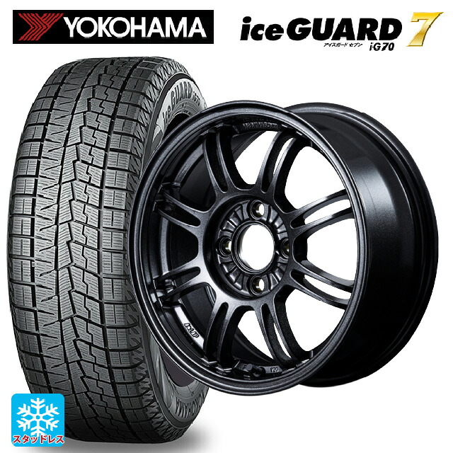 175/65R14 82Q ヨコハマ アイスガード7(IG70) # レイズ A LAP(エーラップ) 6XZ 14-6J 国産車用 スタッドレスタイヤホイール4本セット|タイヤホイール専門店コニシタイヤ