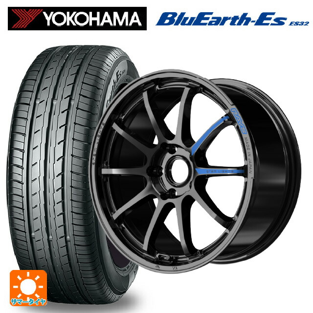 トヨタ アルファード(30系)用 225/60R17 99H ヨコハマ ブルーアースEs ES32 # レイズ グラムライツ 57NR スペック M GX 新品サマータイヤホイール 4本セット