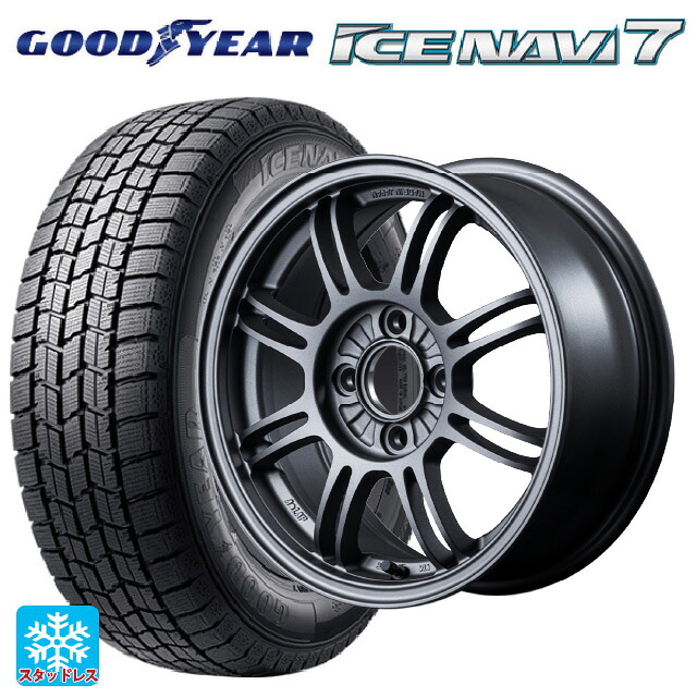 2025年製 175/65R14 82Q グッドイヤー アイスナビ7(数量限定) # レイズ A LAP(エーラップ) MF 14-6J 国産車用 スタッドレスタイヤホイール4本セット