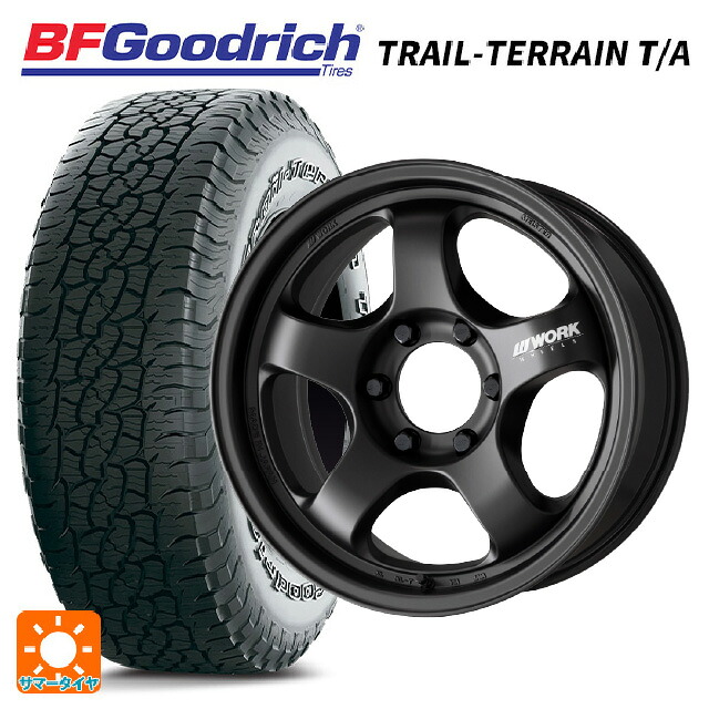 トヨタ ランドクルーザー250(250系)用 265/65R18 114T BFグッドリッチ トレイルテレーン T/A ホワイトレター 正規品 # ワーク マイスター エスワン SUV MBL 新品サマータイヤホイール 4本セット｜タイヤホイール専門店コニシタイヤ 202,565円
