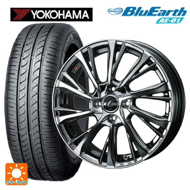 ミツビシ デリカミニ(4WD車)(B3系)用 165/60R15 77H ヨコハマ ブルーアース AE01 ウェッズ レオニス JG BMCMC 新品サマータイヤホイール 4本セット