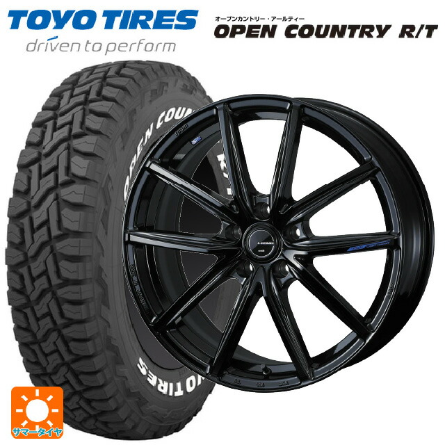 225/60R18 100Q トーヨー オープンカントリー RT ホワイトレター ウェッズ レオニス ナヴィア08 PBK 18-8J 国産車用 サマータイヤホイール4本セット