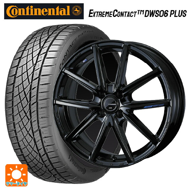 205/50R16 87W コンチネンタル エクストリームコンタクト DWS06プラス 正規品 ウェッズ レオニス ナヴィア08 PBK 16-6J 国産車用 サマータイヤホイール4本セット