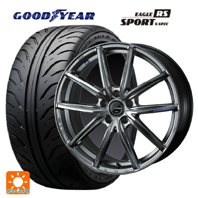 225/40R18 88W グッドイヤー イーグル RS スポーツ S-スペック ウェッズ レオニス ナヴィア08 PSB 18-8J 国産車用 サマータイヤホイール4本セット