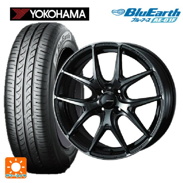 185/55R16 83V ヨコハマ ブルーアース AE01F ウェッズ ウェッズスポーツ SA 01R WBC 16-6.5J 国産車用 サマータイヤホイール4本セット｜タイヤホイール専門店コニシタイヤ
