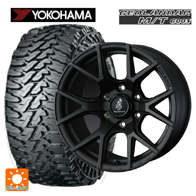 トヨタ ランドクルーザー250(250系)用 275/60R20 123/120Q ヨコハマ ジオランダー M/T G003 正規品 # ウェッズ マッドヴァンス SD FMBK 新品サマータイヤホイール 4本セット