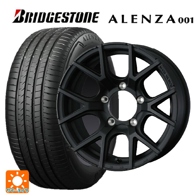 215/65R16 98H ブリヂストン アレンザ001 正規品 ウェッズ マッドヴァンス SD FMBK 16-6J 国産車用 サマータイヤホイール4本セット