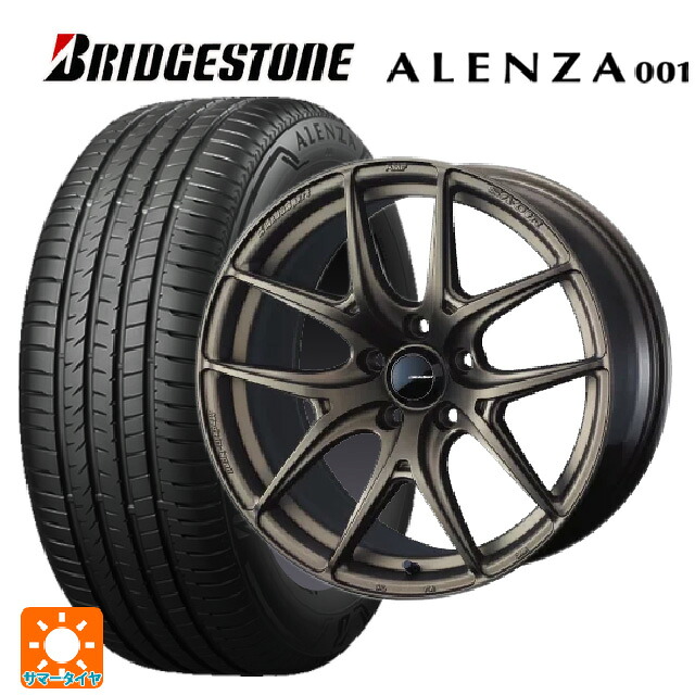 225/55R17 97W ブリヂストン アレンザ001 正規品 ウェッズ ウェッズスポーツ SA 01R EJ-BRONZE2 17-7J 国産車用 サマータイヤホイール4本セット｜タイヤホイール専門店コニシタイヤ