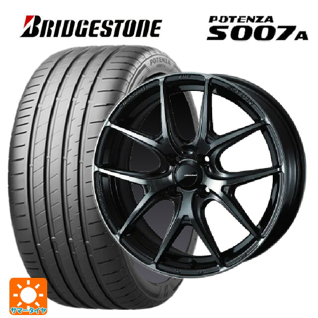 205/50R16 87V ブリヂストン ポテンザ S007A 正規品 ウェッズ ウェッズスポーツ SA 01R WBC 16-6.5J 国産車用 サマータイヤホイール4本セット