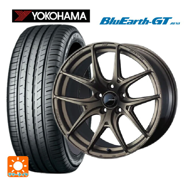 245/40R18 97W XL ヨコハマ ブルーアースGT AE51 ウェッズ ウェッズスポーツ SA 01R EJ-BRONZE2 18-8J 国産車用 サマータイヤホイール4本セット 139,610円