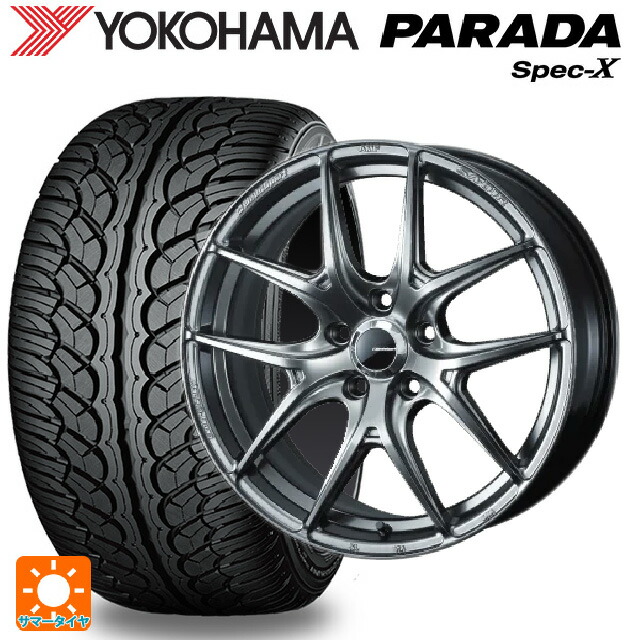 トヨタ bZ4X(11/15系)用 235/60R18 103V ヨコハマ パラダ PA02 ウェッズ ウェッズスポーツ SA 01R PSB 新品サマータイヤホイール 4本セット