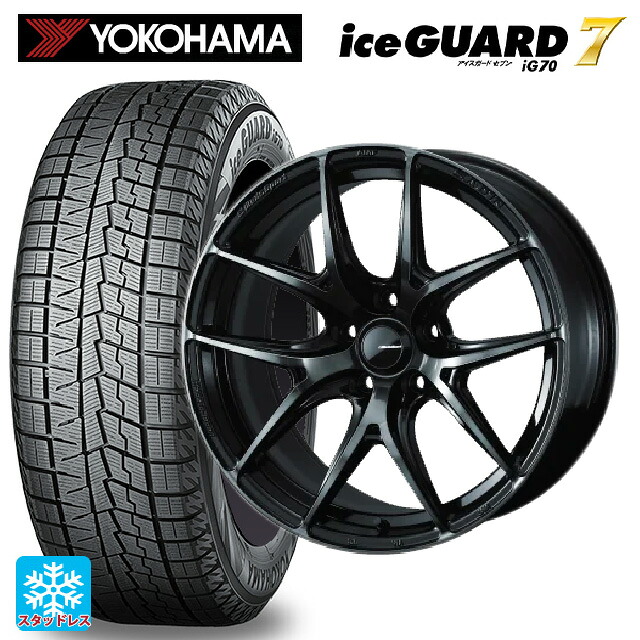 225/45R18 95Q ヨコハマ アイスガード7(IG70) # ウェッズ ウェッズスポーツ SA 01R WBC 18-8.5J 国産車用 スタッドレスタイヤホイール4本セット｜タイヤホイール専門店コニシタイヤ 148,925円