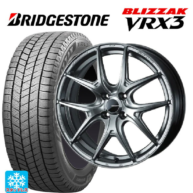 ミツビシ デリカミニ(4WD車)(B3系)用 165/60R15 77Q ブリヂストン ブリザック VRX3 正規品 # ウェッズ ウェッズスポーツ SA 01R PSB 新品スタッドレスタイヤホイール 4本セット