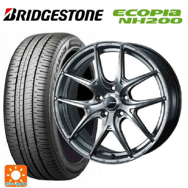 215/50R17 91V ブリヂストン エコピア NH200 正規 ウェッズ ウェッズスポーツ SA 01R PSB 17-7J 国産車用 サマータイヤホイール4本セット|タイヤホイール専門店コニシタイヤ