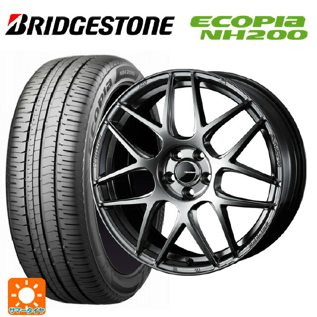 スバル レヴォーグ(VN系)用 225/45R18 95W XL ブリヂストン エコピア NH200 正規品 ウェッズ ウェッズスポーツ SA27R PSB 新品サマータイヤホイール 4本セット 141,925円