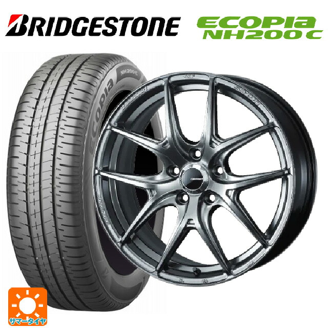 195/45R17 81W ブリヂストン エコピア NH200C 正規品 ウェッズ ウェッズスポーツ SA 01R PSB 17-7J 国産車用 サマータイヤホイール4本セット|タイヤホイール専門店コニシタイヤ