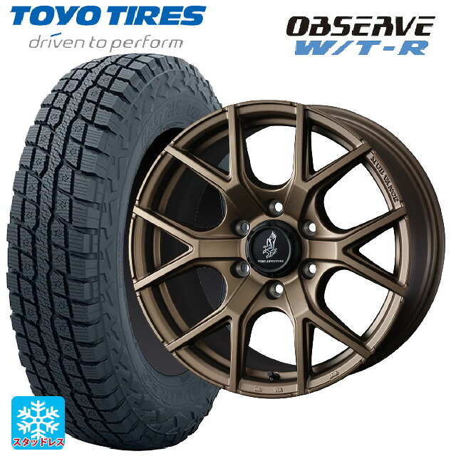 215/65R16 109/107Q トーヨー オブザーブ W/T-R ウェッズ マッドヴァンス SD FMBR 16-6J 国産車用 スタッドレスタイヤホイール4本セット