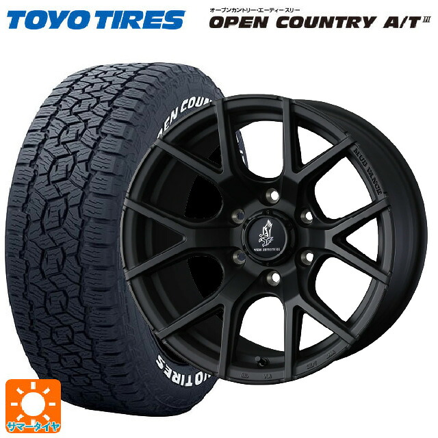 トヨタ ランドクルーザー250(250系)用 275/60R20 115H トーヨー オープンカントリー AT3 ホワイトレター # ウェッズ マッドヴァンス SD FMBK 新品サマータイヤホイール 4本セット