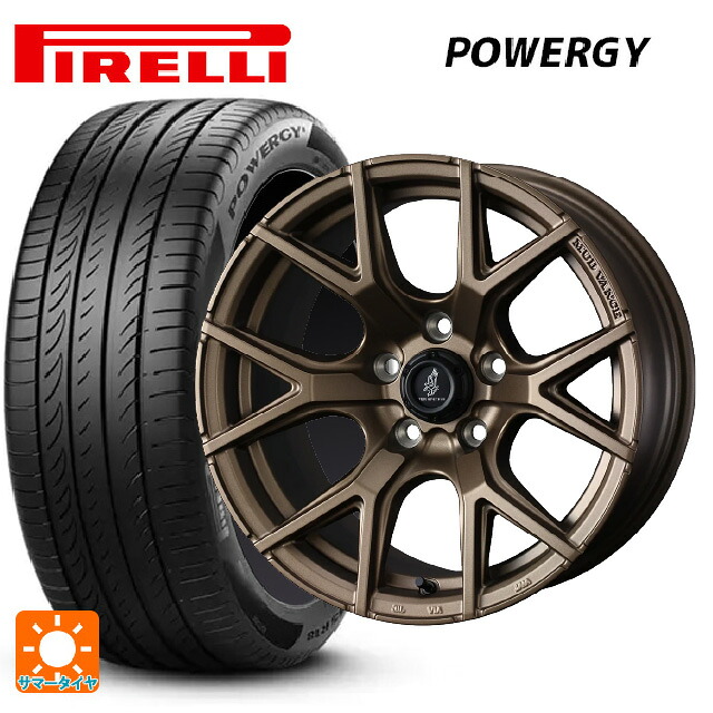 トヨタ bZ4X(11/15系)用 235/60R18 107V XL ピレリ パワジー 正規品 ウェッズ マッドヴァンス SD FMBR 新品サマータイヤホイール 4本セット