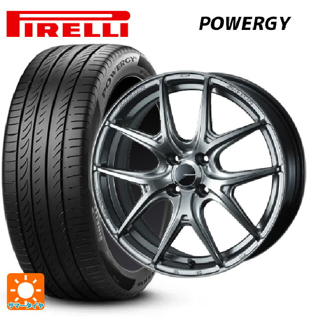 195/60R17 90H ピレリ パワジー 正規品 ウェッズ ウェッズスポーツ SA 01R PSB 17-6.5J 国産車用 サマータイヤホイール4本セット|タイヤホイール専門店コニシタイヤ