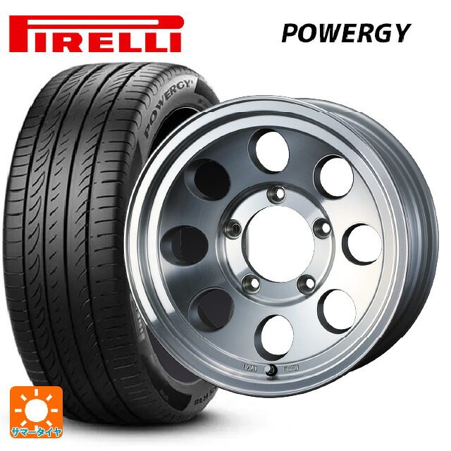 215/65R16 98H ピレリ パワジー 正規品 ウェッズ ジムライン タイプ2 POL 16-6J 国産車用 サマータイヤホイール4本セット