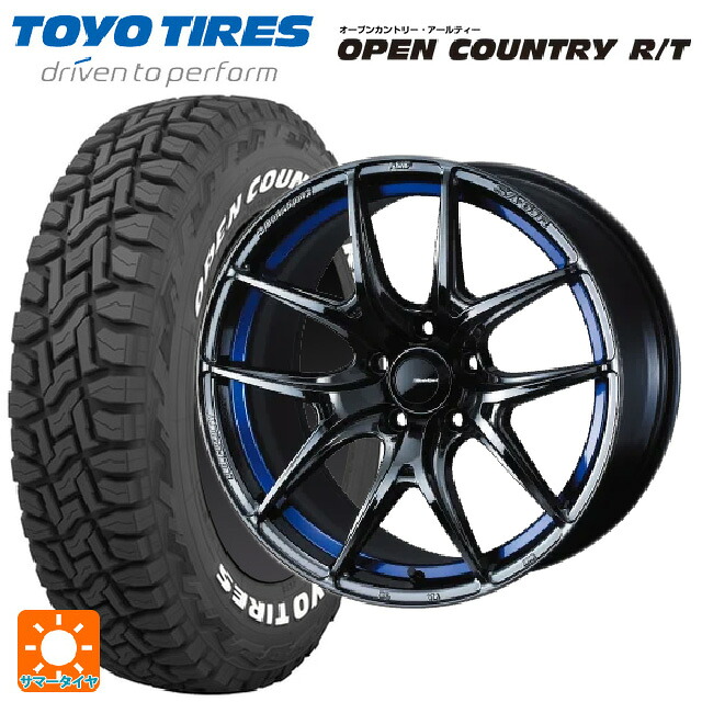 225/60R18 100Q トーヨー オープンカントリー RT ホワイトレター ウェッズ ウェッズスポーツ SA 01R BLC2 18-8.5J 国産車用 サマータイヤホイール4本セット 161,200円