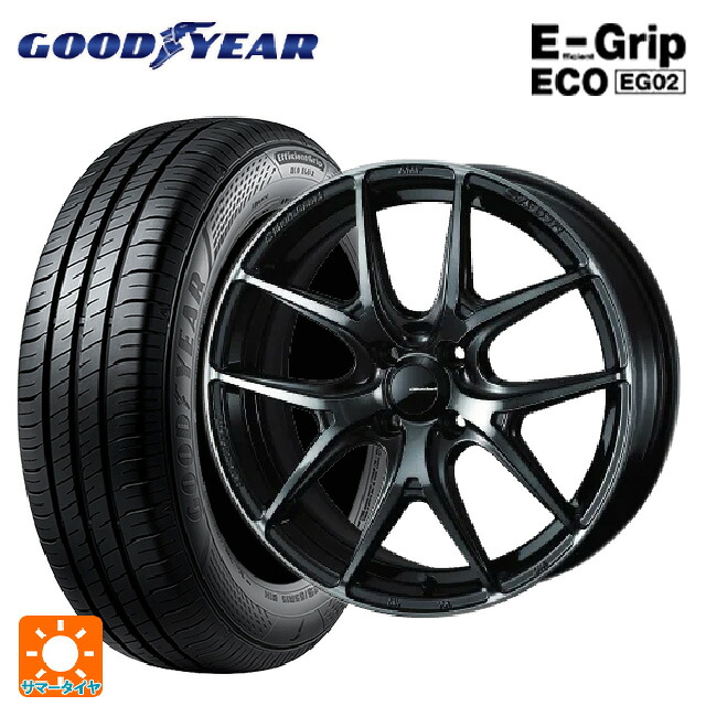 165/50R16 75V グッドイヤー エフィシェントグリップ エコ EG02 ウェッズ ウェッズスポーツ SA 01R WBC 16-5J 国産車用 サマータイヤホイール4本セット|タイヤホイール専門店コニシタイヤ