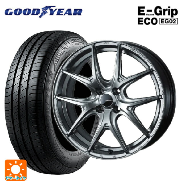 175/55R15 77V グッドイヤー エフィシェントグリップ エコ EG02 ウェッズ ウェッズスポーツ SA 01R PSB 15-6J 国産車用 サマータイヤホイール4本セット 78,067円
