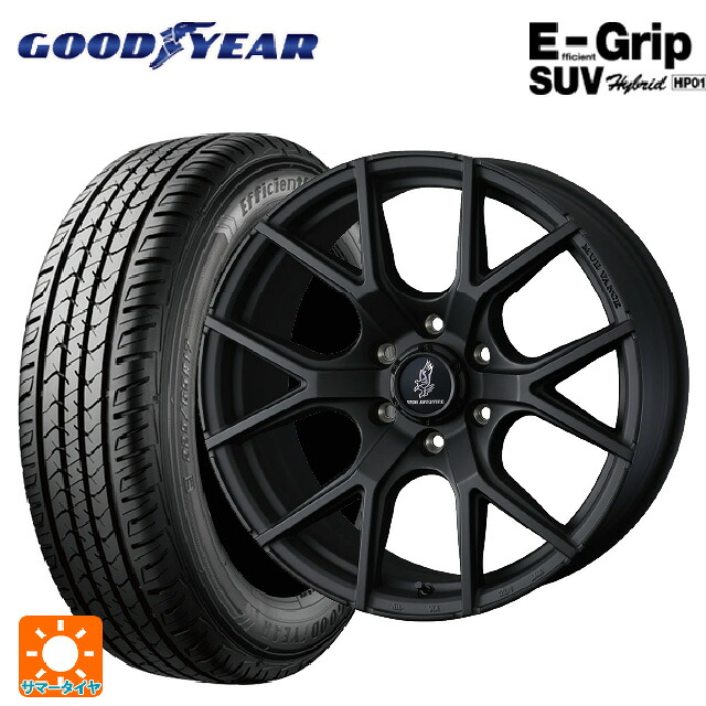 トヨタ ランドクルーザープラド(150系)用 275/65R17 115H グッドイヤー エフィシェントグリップSUV HP01 ウェッズ マッドヴァンス SD FMBK 新品サマータイヤホイール 4本セット