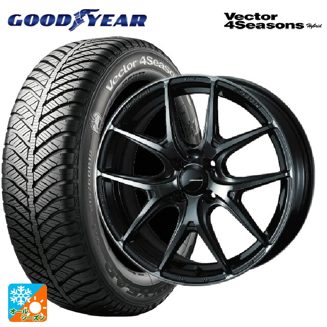 165/65R15 81H グッドイヤー ベクターフォーシーズンズ ハイブリッド ウェッズ ウェッズスポーツ SA 01R WBC 15-5J 国産車用 オールシーズンタイヤホイール4本セット|タイヤホイール専門店コニシタイヤ