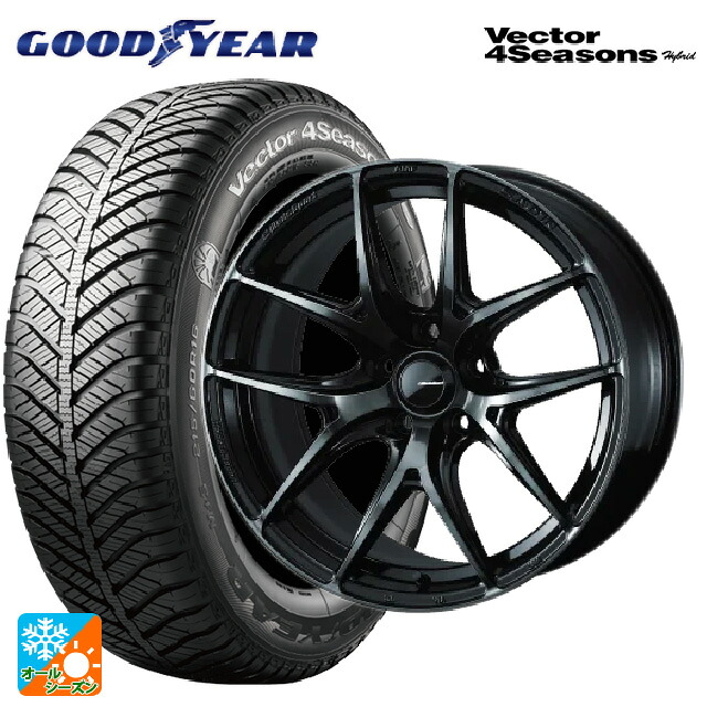 235/50R18 101H XL グッドイヤー ベクターフォーシーズンズ ハイブリッド ウェッズ ウェッズスポーツ SA 01R WBC 18-8J 国産車用 オールシーズンタイヤホイール4本セット｜タイヤホイール専門店コニシタイヤ