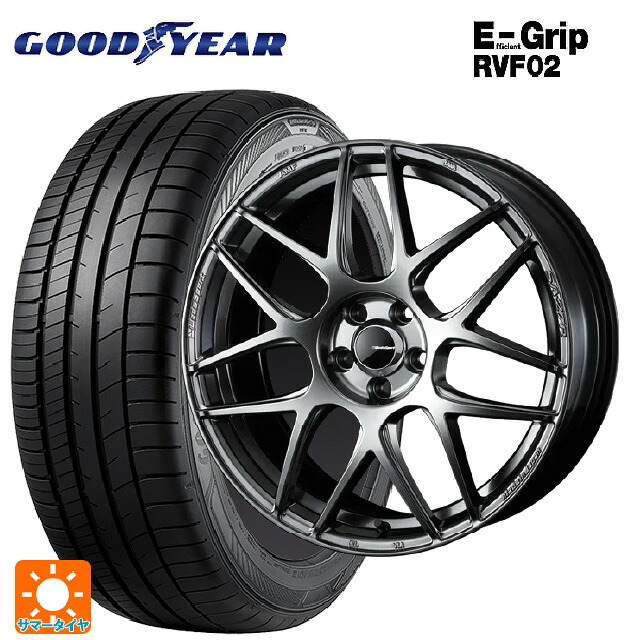 225/45R19 96W XL グッドイヤー エフィシェントグリップ RVF02 ウェッズ ウェッズスポーツ SA27R PSB 19-8.5J 国産車用 サマータイヤホイール4本セット