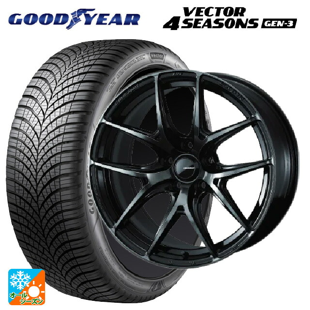 2024年製 245/40R18 97W XL グッドイヤー ベクター4シーズンズ ジェン3 ウェッズ ウェッズスポーツ SA 01R WBC 18-8.5J 国産車用 オールシーズンタイヤホイール4本セット