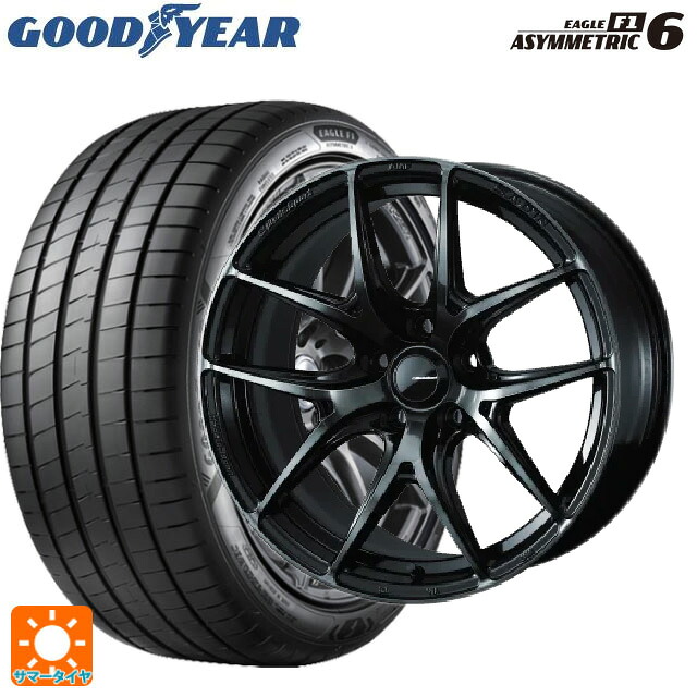 225/60R18 104W XL グッドイヤー イーグル F1 アシメトリック6 ウェッズ ウェッズスポーツ SA 01R WBC 18-7.5J 国産車用 サマータイヤホイール4本セット